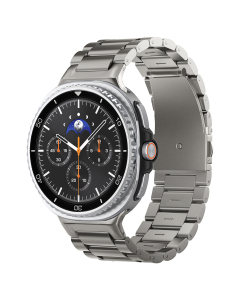 Ремешок Spigen для Galaxy Watch 8 (46/44/40 mm) - Modern Fit Titanium - Серый - AMP10122