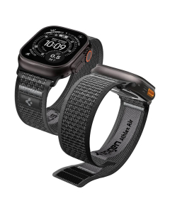 Ремешок Spigen Caseology для Apple Watch (49/46/45/44 mm) - Athlex Air 2 Active Band - Черный/Серый - AMP11113