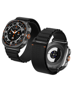 Ремешок Spigen для Galaxy Watch 9/8 (46/44/40 mm) - Fabric Band - Черный - AMP11607