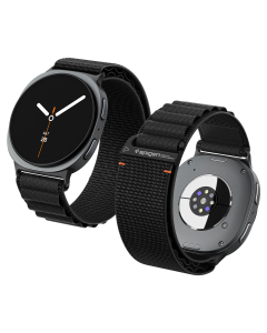 Ремешок Spigen для Galaxy Watch Ultra 2/1 (47 mm) - Fabric Band - Черный - AMP11613
