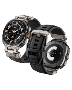 Ремешок Spigen для Galaxy Watch Ultra 2/1 (47 mm) - DuraPro Armor - Черный - AMP11615