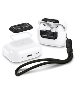 Чехол Spigen для AirPods Pro (2/1) - Lock Fit M - Черный - ASD06156