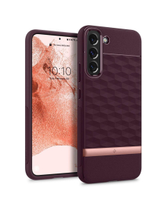 Чехол Spigen Caseology для Galaxy S22 - Parallax - Бордовый - ACS04011