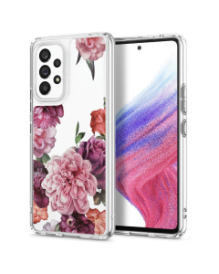 Чехол Spigen Cyrill для Galaxy A53 5G - Cecile - Прозрачный Цветы - ACS04264