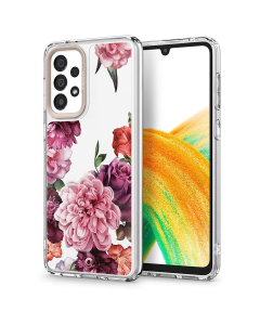 Чехол Spigen Cyrill для Galaxy A33 5G - Cecile - Прозрачный Цветы - ACS04472