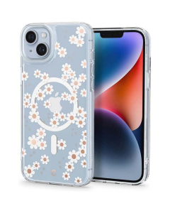 Чехол Spigen Cyrill для iPhone 14 Plus - Cecile Mag - Прозрачный Цветы - ACS04940