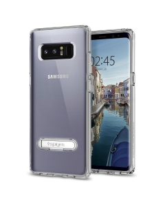 Гибридный чехол с подставкой Spigen для Galaxy Note 8 - Ultra Hybrid S - Кристально-прозрачный - 587CS22067