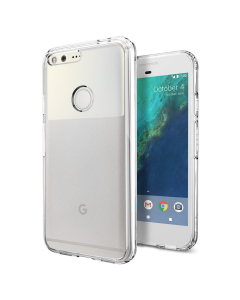 Гибридный чехол Spigen для Google Pixel XL - Ultra Hybrid - Кристально-прозрачный - F15CS20905