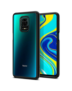 Гибридный чехол Spigen для Redmi Note 9 Pro/ 9 Pro Max/ 9S - Ultra Hybrid - Черный - ACS01191
