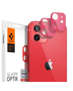 Защитное стекло для камеры Spigen для iPhone 12 - Optik Lens Protector - Красный - 2 шт - AGL02472
