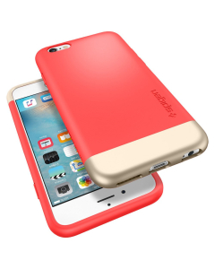 Стильный чехол Spigen для iPhone 6s / 6 - Style Armor - Красный - SGP11734