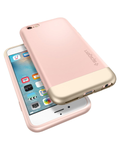 Стильный чехол Spigen для iPhone 6s / 6 - Style Armor - Розовое золото - SGP11724