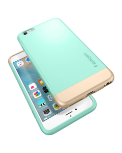 Стильный чехол Spigen для iPhone 6s Plus / 6 Plus - Style Armor - Мятный - SGP11661