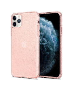 Чехол-капсула Spigen для iPhone 11 Pro - Liquid Crystal Glitter - Розовый кварц - 077CS27230