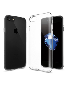 Чехол-капсула Spigen для iPhone SE (2022/2020)/8/7 - Liquid Crystal - Кристально-прозрачный - 042CS20435