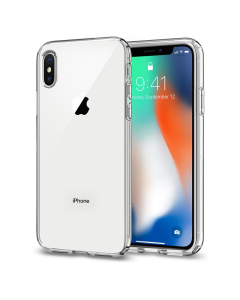 Чехол-капсула Spigen для iPhone X / XS - Liquid Crystal - Кристально-прозрачный - 057CS22118
