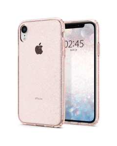 Чехол-капсула Spigen для iPhone XR - Liquid Crystal Glitter - Розовый кварц - 064CS24868
