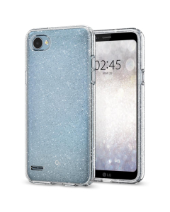 Чехол-капсула Spigen для LG Q6 - Liquid Crystal Glitter - Прозрачный кварц - A26CS22341