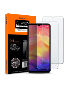 Защитное стекло Spigen для Redmi Note 7 / 7S / 7 Pro / 8 - Glas.tR SLIM - S34GL26119 - 2 шт