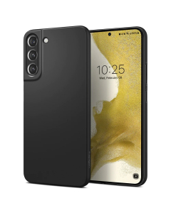 Тонкий чехол Spigen для Galaxy S22 - AirSkin - Черный - ACS04381