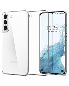 Тонкий чехол Spigen для Galaxy S22 - AirSkin - Кристально-прозрачный - ACS03997