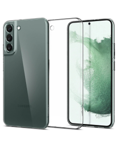 Тонкий чехол Spigen для Galaxy S22 Plus - AirSkin - Кристально-прозрачный - ACS03964