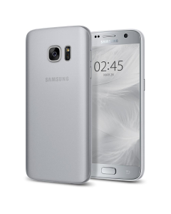 Ультра-тонкий чехол Spigen для Galaxy S7 - AirSkin - Прозрачный-матовый - 555CS22315