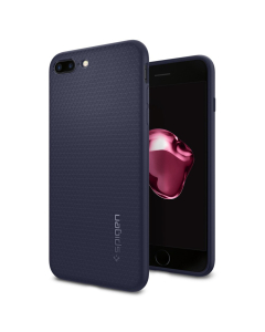 Тонкий чехол Spigen для iPhone 7 Plus / 8 Plus - Liquid Armor - Темно-синий - 043CS21191