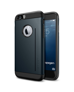 Тонкий чехол Spigen для iPhone 6s / 6 - Slim Armor S - Синевато-серый - SGP10955