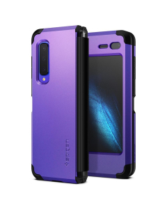 Ударопрочный чехол Spigen для Galaxy Fold - Tough Armor - Фиолетовый - 615CS26165