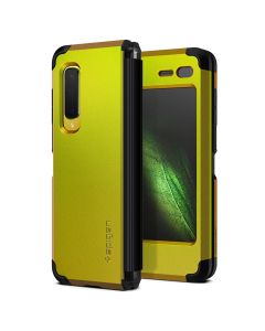 Ударопрочный чехол Spigen для Galaxy Fold - Tough Armor - Зеленый - 615CS26167