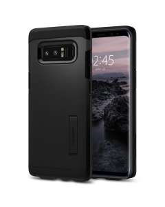 Ударопрочный чехол Spigen для Galaxy Note 8 - Tough Armor - Черный - 587CS22079