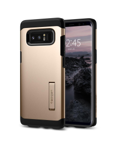 Ударопрочный чехол Spigen для Galaxy Note 8 - Tough Armor - Золотой - 587CS22082
