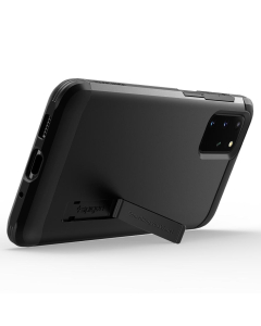 Ударопрочный чехол Spigen для Galaxy S20 Plus - Tough Armor - Черный - ACS00757