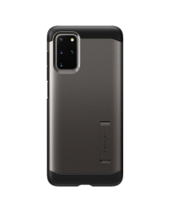 Ударопрочный чехол Spigen для Galaxy S20 Plus - Tough Armor - Темно-серый - ACS00758