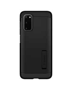 Ударопрочный чехол Spigen для Galaxy S20 - Tough Armor - Черный - ACS00794