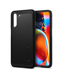 Ударопрочный чехол Spigen для Galaxy S21 - Tough Armor - Черный - ACS02425