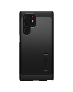 Ударопрочный чехол Spigen для Galaxy S22 Ultra - Tough Armor - Черный - ACS03923