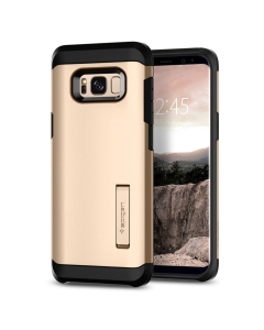 Ударопрочный чехол Spigen для Galaxy S8 - Tough Armor - Золотой - 565CS21642