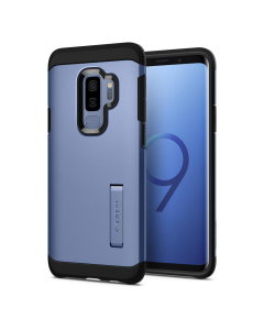 Ударопрочный чехол Spigen для Galaxy S9 Plus - Tough Armor - Голубой - 593CS22937
