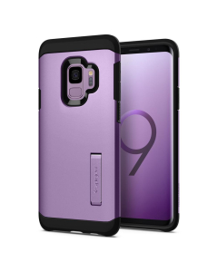 Ударопрочный чехол Spigen для Galaxy S9 - Tough Armor - Сиреневый - 592CS22849