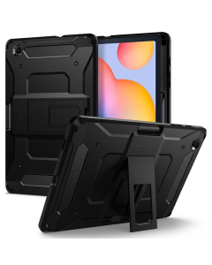 Ударопрочный чехол Spigen для Galaxy Tab S6 Lite - Tough Armor - Черный - ACS01285