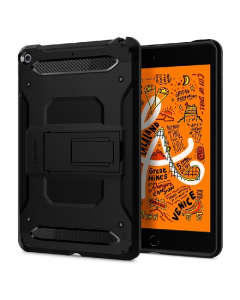 Ударопрочный чехол Spigen для iPad Mini 5 - Tough Armor TECH - Черный - 051CS26114