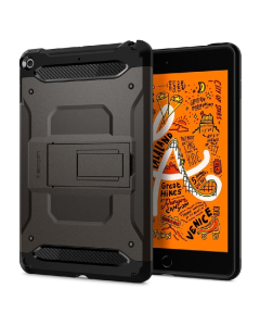 Ударопрочный чехол Spigen для iPad Mini 5 - Tough Armor TECH - Темно-серый - 051CS26115