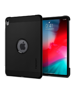 Ударопрочный чехол Spigen для iPad Pro 11 (2018) - Tough Armor - Черный - 067CS25218