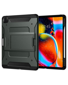 Ударопрочный чехол Spigen для iPad Pro 12.9 (2020/2018) - Tough Armor Pro - Хаки - ACS01029