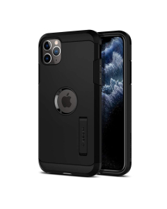 Ударопрочный чехол Spigen для iPhone 11 Pro Max - Tough Armor - Черный - 075CS27142