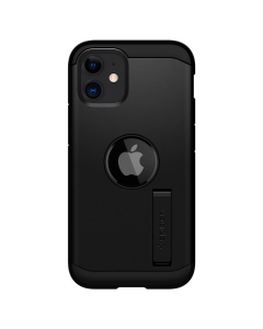 Ударопрочный чехол Spigen для iPhone 12 Mini - Tough Armor - Чёрный - ACS01753