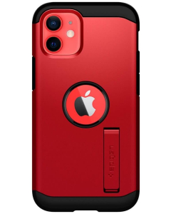 Ударопрочный чехол Spigen для iPhone 12 Mini - Tough Armor - Красный - ACS02258