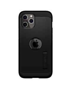 Ударопрочный чехол Spigen для iPhone 12 Pro Max - Tough Armor - Чёрный - ACS01626